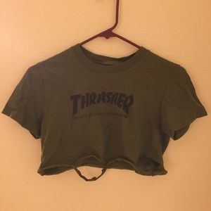 Cropped Thrasher Shirt